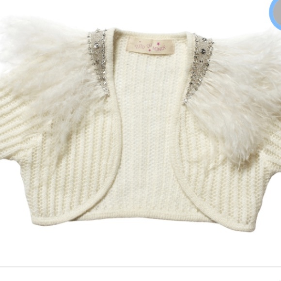 NWT size 2/3 Tutu Du Monde Baby's Breath Shrug - Picture 2 of 3